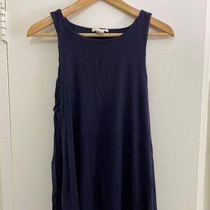 H&M Navy Blue Sleeveless Dress - Size S